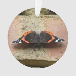 Red Admiral Butterfly Ornament