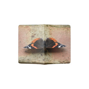 Red Admiral Butterfly Passport Holder