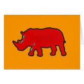 red africa rhinocerus (Front Horizontal)
