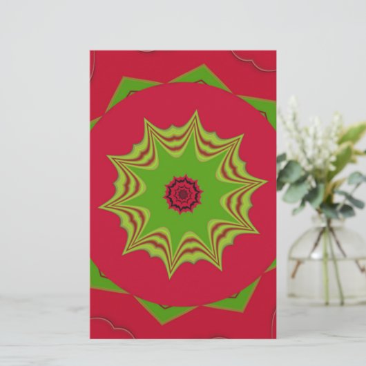 red African ethnic tribal pattern (Standing Front)