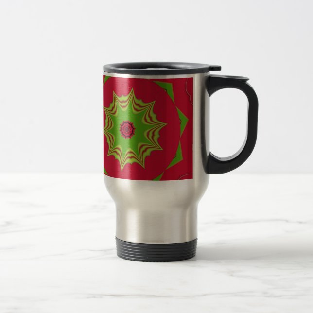 red African ethnic tribal pattern Travel Mug (Right)