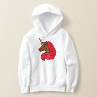 Red Afro Unicorn