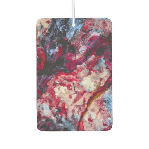 Red Agate Crystal Geode Abstract Leggings Air Freshener