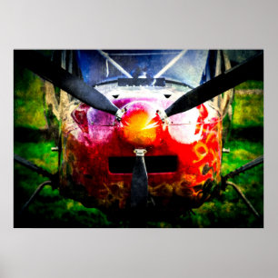 Red Aircraft - Small But Fierce Poster