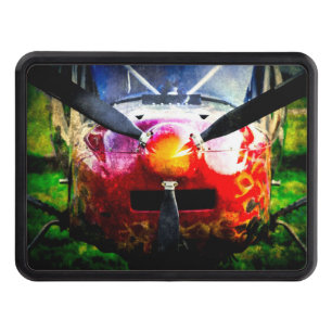 Red Aircraft - Small But Fierce Trailer Hitch Cover