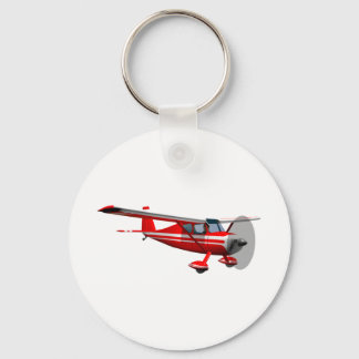 Red Airplane Keychain