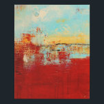 Red Alaskan Abstract Faux Canvas Print<br><div class="desc">Red Alaskan by Erin Ashley. Features an abstract design with primarily red for the color.| 140546GG</div>