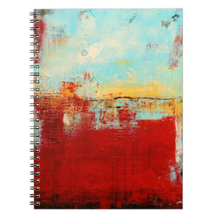 Red Alaskan Abstract Notebook