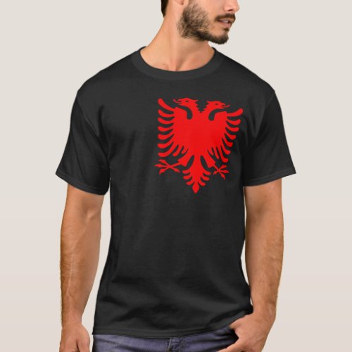 Red Albanian Eagle T_Shirt