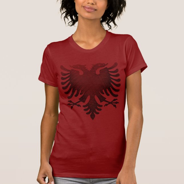 Red Albanian Eagle T-Shirt (Front)