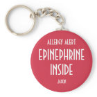 Red Allergy Personalized Medicine Epinephrine Kids