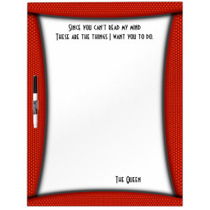 Red Alligator Read My Mind Eraser Board