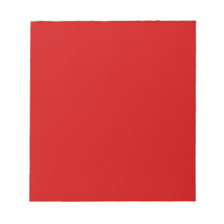 Red Alzheimer's Reminder Notes Notepad