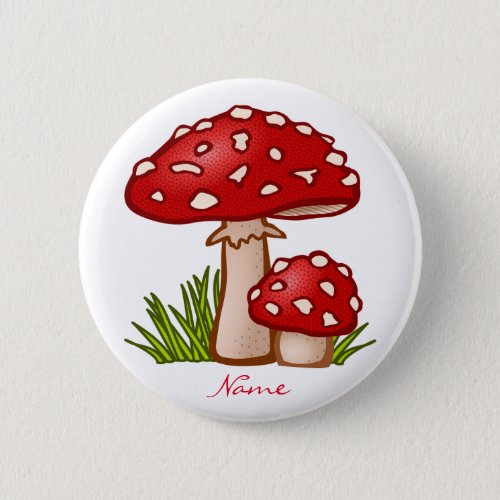 Red Amanita Mushrooms Thunder_Cove Button
