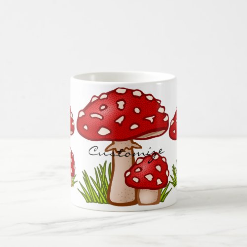 Red Amanita Mushrooms Thunder_Cove Coffee Mug