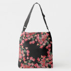 Red Amarylis Flowers Floral Shoulder Tote Bag