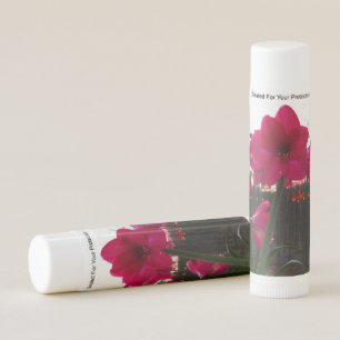 Red Amaryllis and Winter Sunrise Lip Balm