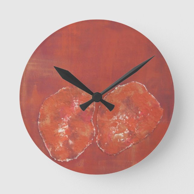 Red Ameoba Clock (Front)