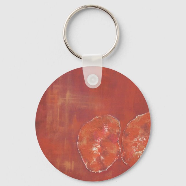 Red Ameoba Keychain (Front)