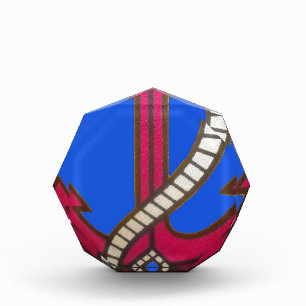 Red Anchor Art Print Acrylic Award