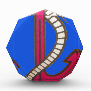 Red Anchor Art Print Award