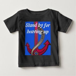 Red Anchor Art Print Baby T-Shirt