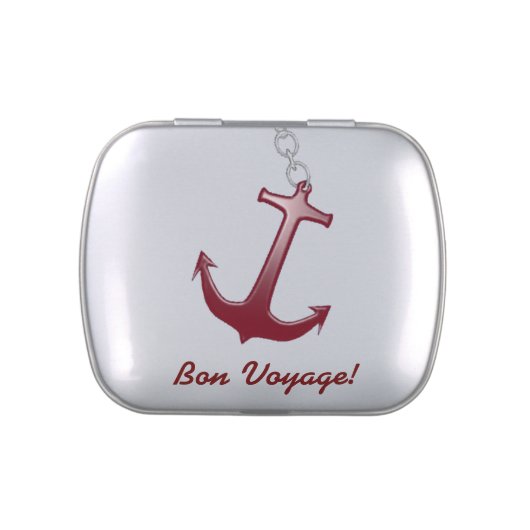 Red Anchor Jelly Belly Tin (Top)