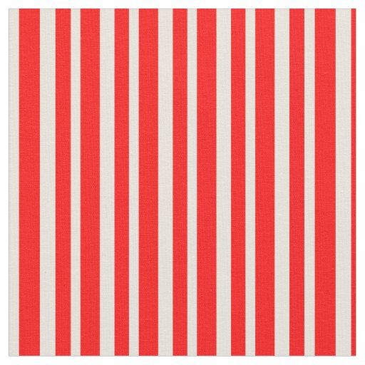 Red and Beige Pattern of Stripes Fabric