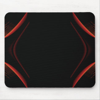 Red and Black Abstract Design. Mouse Pad