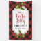 Red and Black Buffalo Plaid  Christmas