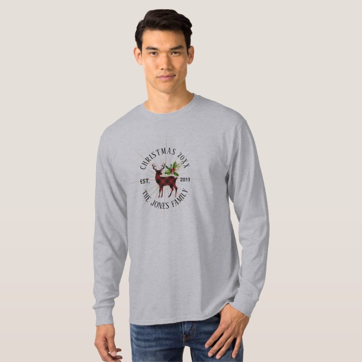red and black plaid christmas shirt