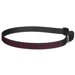Red and Black Buffalo Plaid For Your Pet Collar
