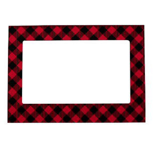 Buffalo Plaid Picture Frames | Zazzle