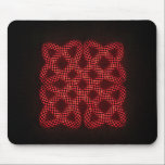Red and Black Checkerboard Celtic Knot Mouse Pad<br><div class="desc">Red and Black Checkerboard Celtic Knot Mouse Pad</div>