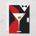 Red and Black Classy Martini Cocktail