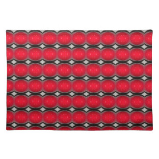 Red And Black Cloth Placemat