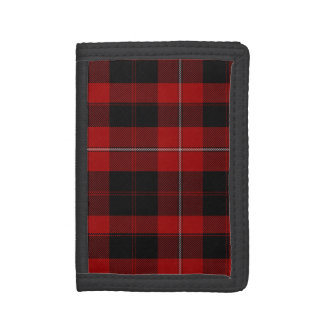 Red and Black Cunningham Plaid Wallet