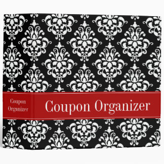 Coupon organizer zipper binder