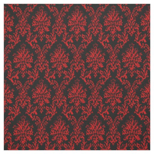Swatch coated fabric red Damas