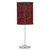 RED AND BLACK DESIGN TABLE LAMP (Back)
