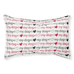Red And Black Dog Bed. Pet Bed at Zazzle