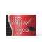 Red and Black Graduation Thank You