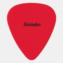Red and Black Guitar Pick Red and Black Guitar Pick