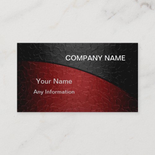 Red and Black Luxury Metallic Business Card Templates