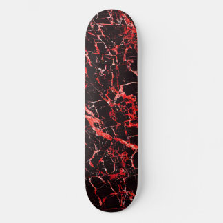 Red and Black Marble, Skateboard Deck