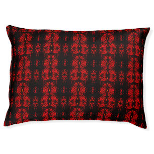 Red and Black Pet Bed, Large 30” x 40 Bed