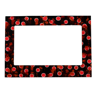 Red and black picture frame