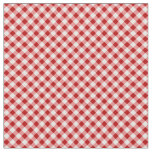 Red and Black Plaid Buffalo Check Pattern Fabric