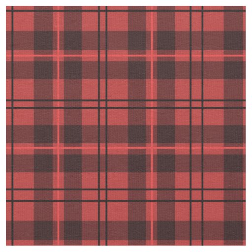 Red and Black Plaid Fabric