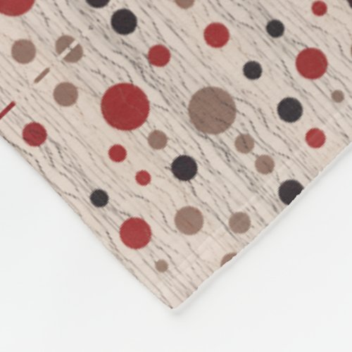 Red and Black Polka Dot Blanket